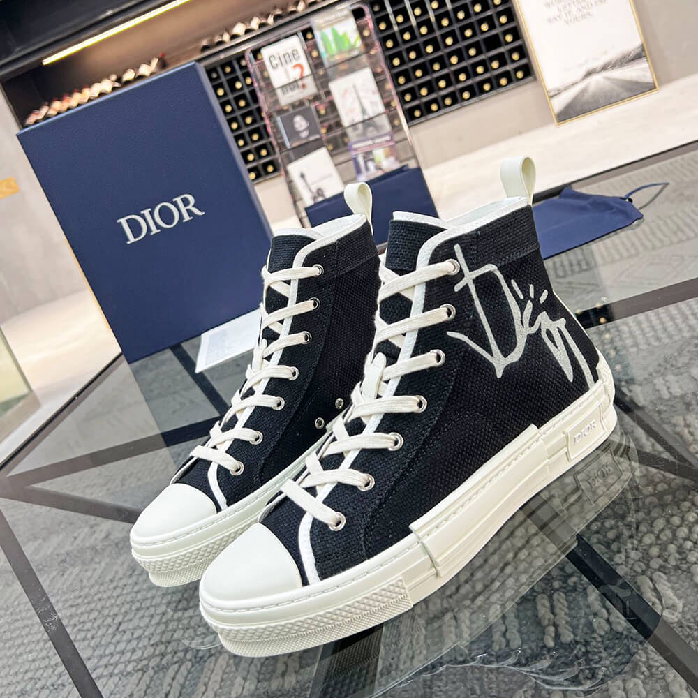 B23 CACTUS JACK DIOR HIGH-TOP SNEAKER