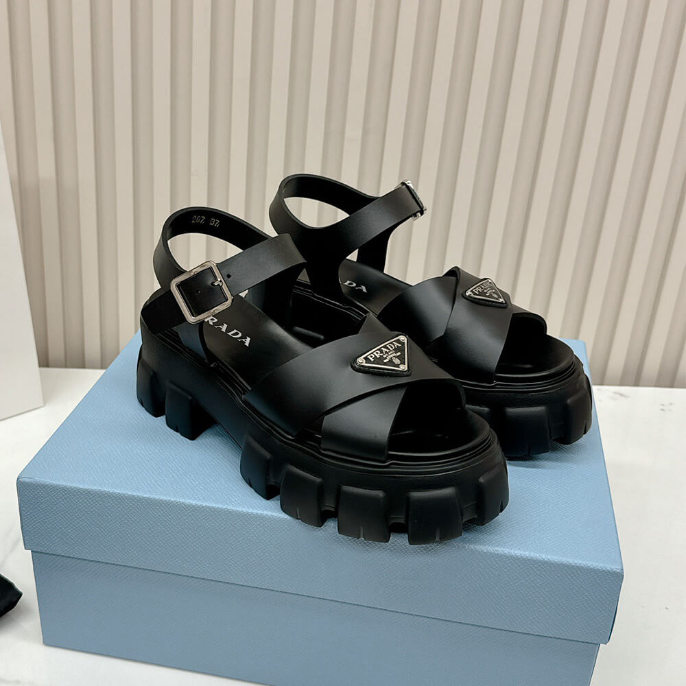 PRADA Monolith rubber sandals